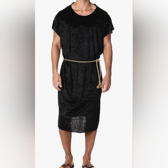 NWT Versatile Black Tunic With Rope Belt - Picture 2 of 5